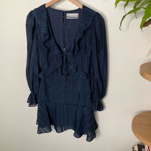 Finders Keepers Soraya Ruffle Mini Dress - Picture 4 of 11